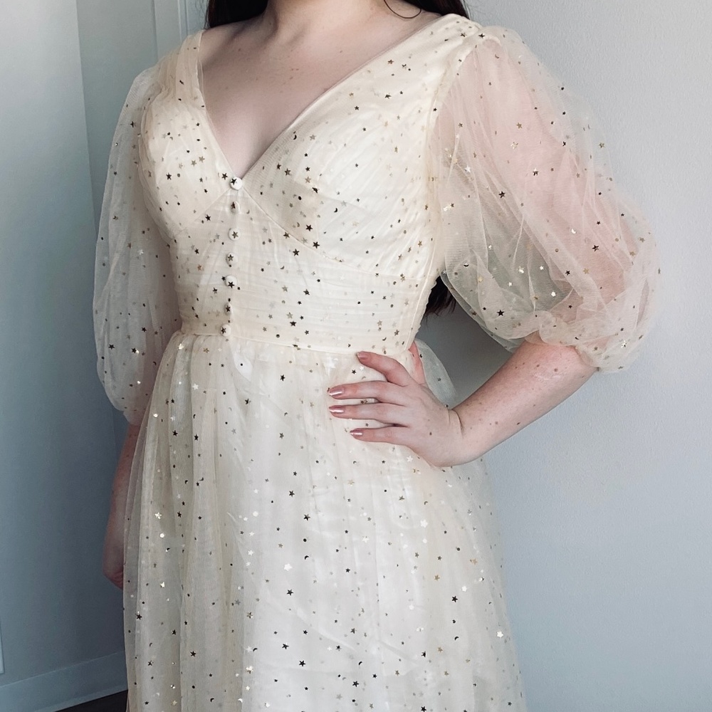 Celestial Tulle Midi Dress